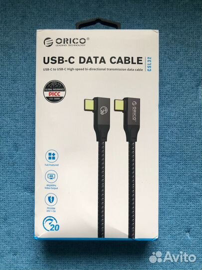 Провод питания Orico Usb С - Usb С 5 метров