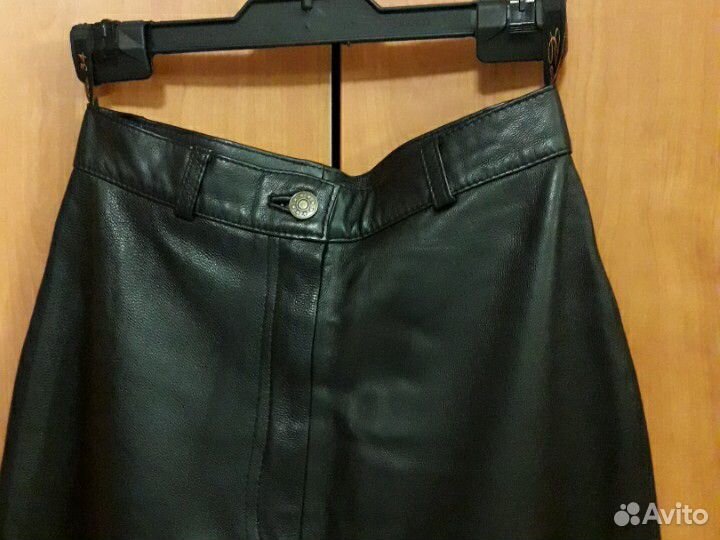 Джинсы кожа вельвет