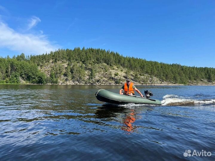 Лодочный мотор гибрид Ветерок12+Чемпион 5 л.с