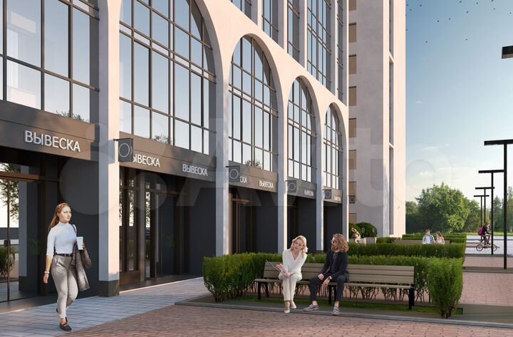 3-к. квартира, 68,8 м², 1/10 эт.