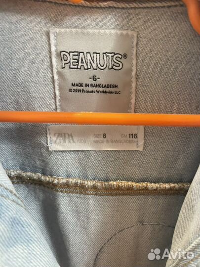 Джинсовая куртка zara для девочки