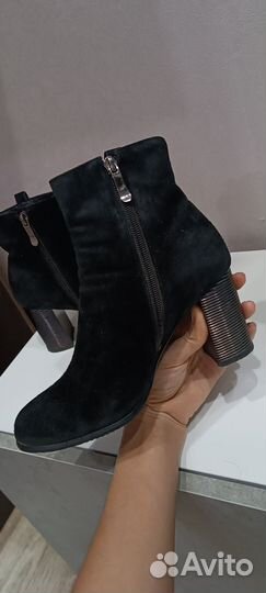 Полусапожки демисезонная podio натуральная замша