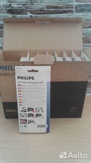 Видеокассеты чистящие VHS новые