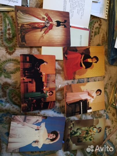 Мария Биешу. Открытки с актерами