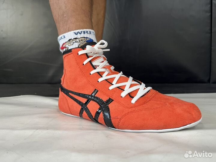 Борцовки asics tiger размеры/цвета/оранжевый