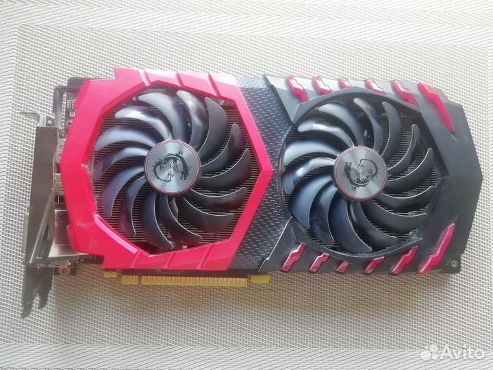 MSI GeForce GTX 1060 gaming X 6G
