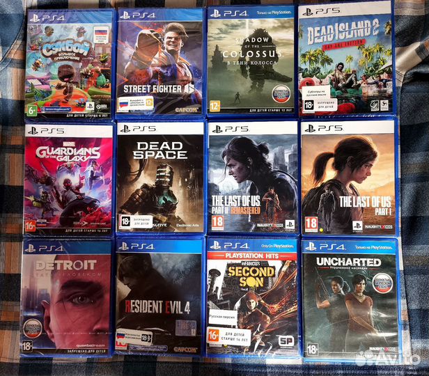PlayStation games (игры PS4 / PS5)