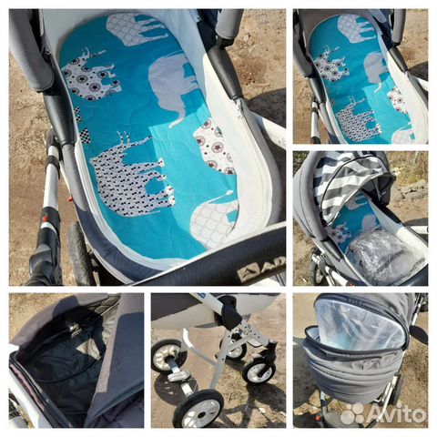 Коляска 2 в 1 adamex