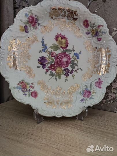 Блюдо фарфоровое большое