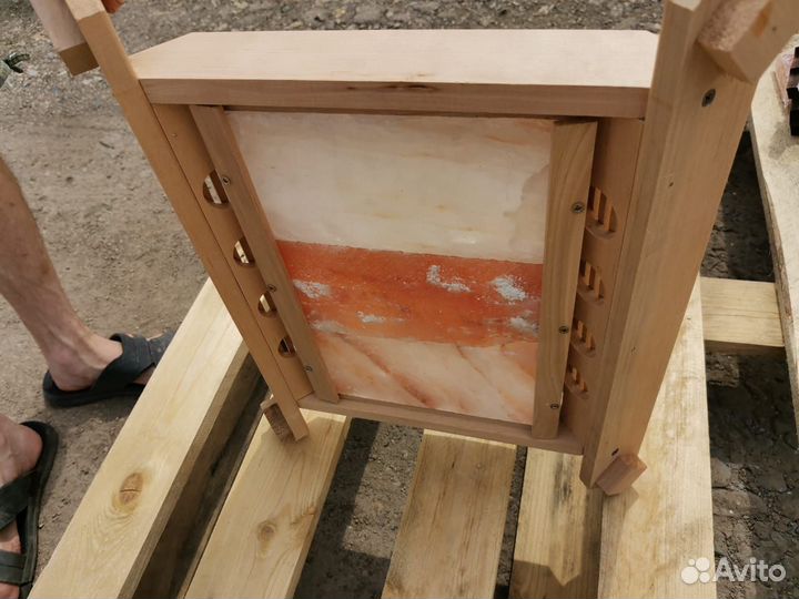 Светильник абажур в баню. Соляной светильник