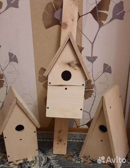 Скворечник,кормушка,синичник,домик для попугаев