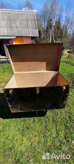 Большой сундук английский под реставрацию