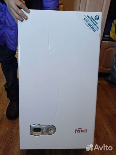 Газовый котел двухконтурный ferolli на запчасти