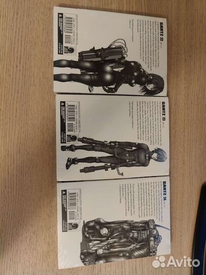 Manga Gantz (выпуски 22-24, в пленке, англ)