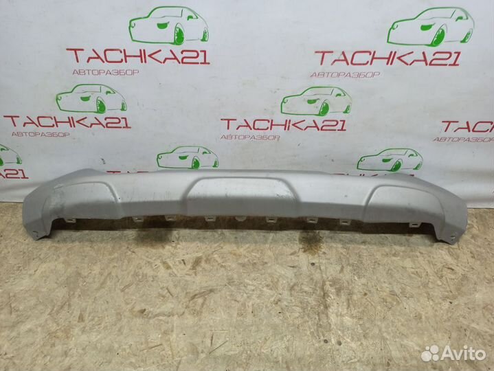 Накладка переднего бампера Renault Logan 2 Stepway