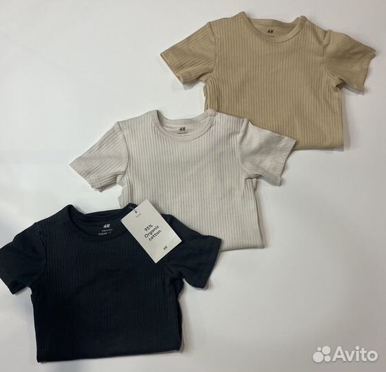 Боди H&M для малышей комплект 92