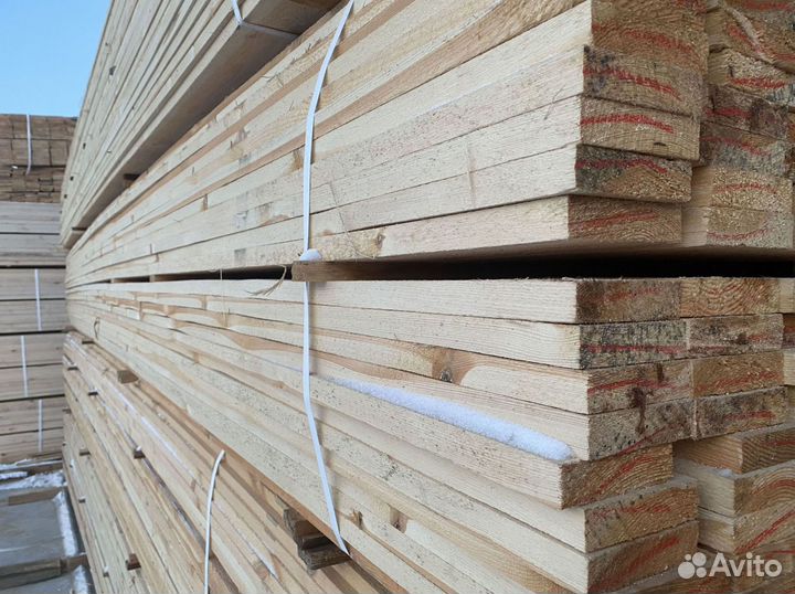 Доска обрезная 25*100*6000
