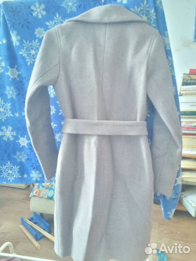 Красивое мягкое пальто женское демисезон р 40