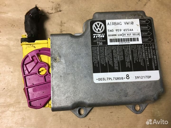 Блок SRS Air Bag Volkswagen Tiguan 08-17