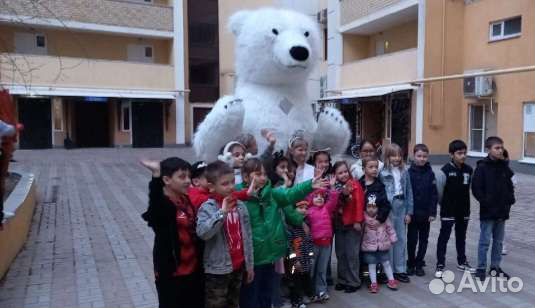 Белый мишка поздравление