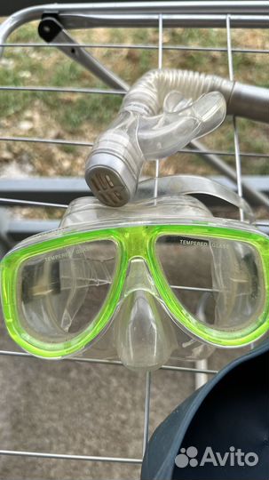 Набор для снорклинга ласты, маска, трубка