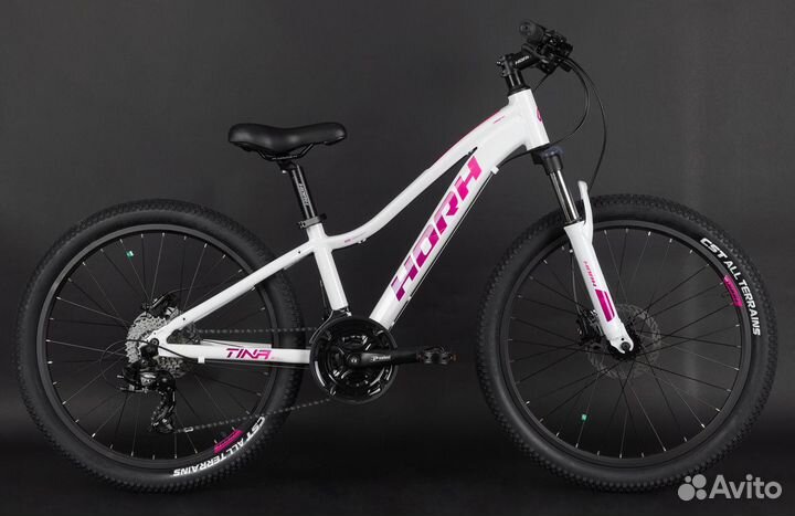 Велосипед horh tina tahd 4.1 24 (2023) White-Purpl