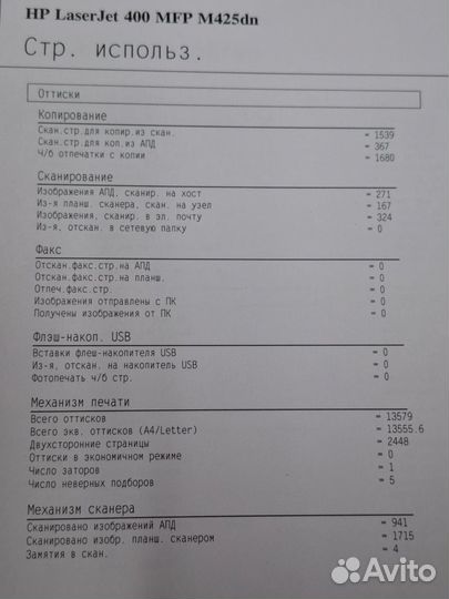 Мфу laser jet pro 400MFP m425dn