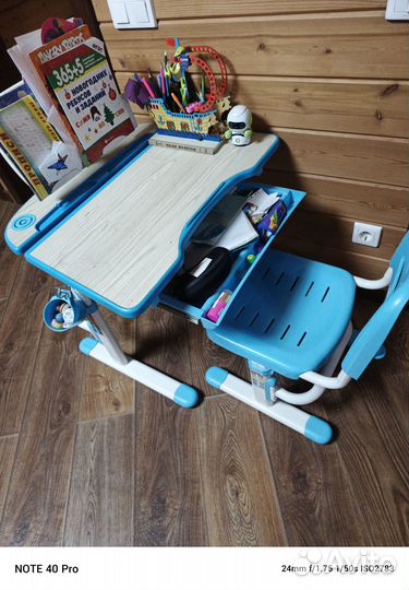 Растущая парта и стул