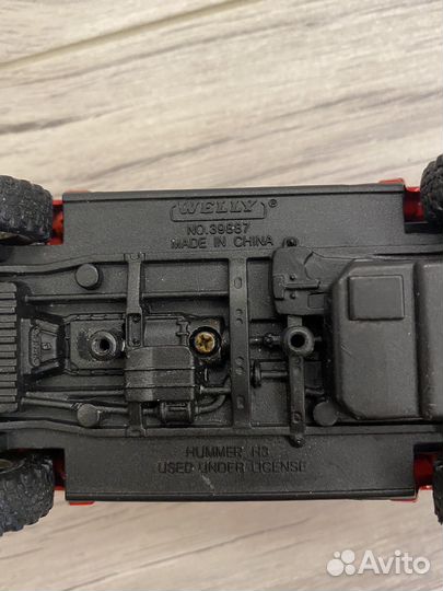 Модель hummer h3 welly