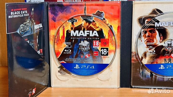 Mafia trilogy ps4 диск