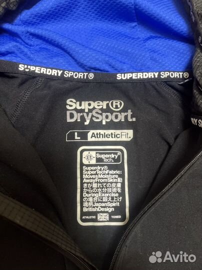 Superdry sport спортивный лонгслив р. L