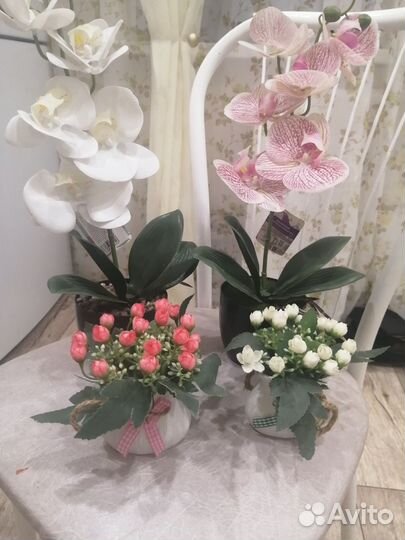 Искусственные цветы для декора