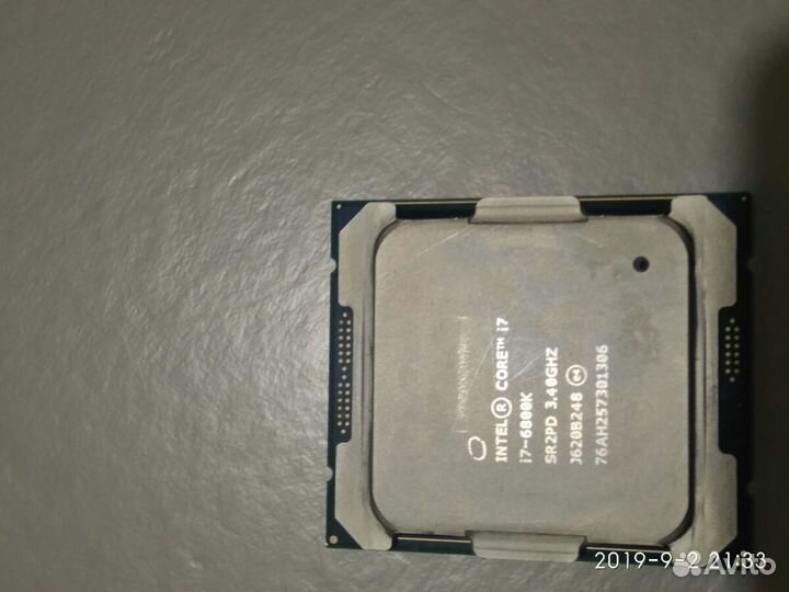 Intel i7 6800k