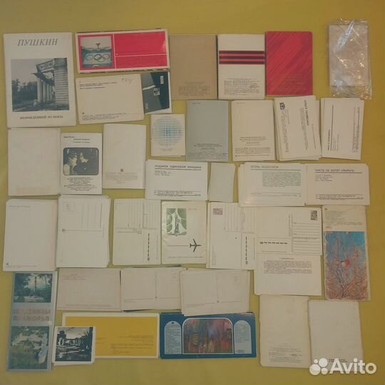 Открытки СССР наборы