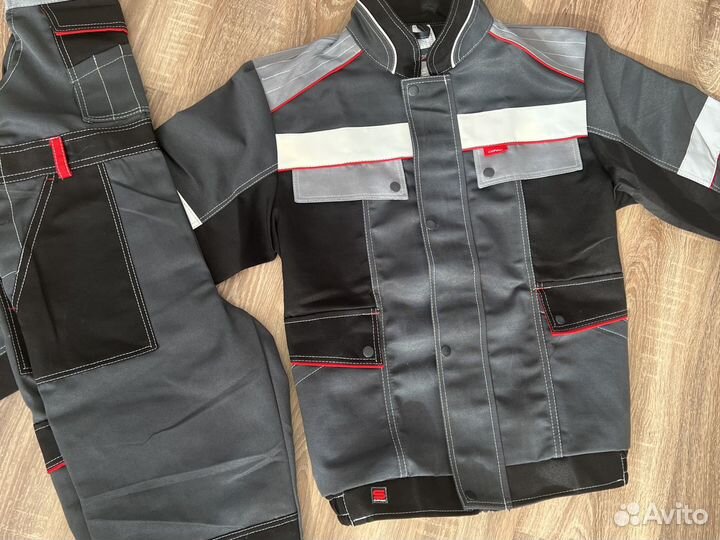 Костюм рабочий Полином серый. Спецодежда. Форма