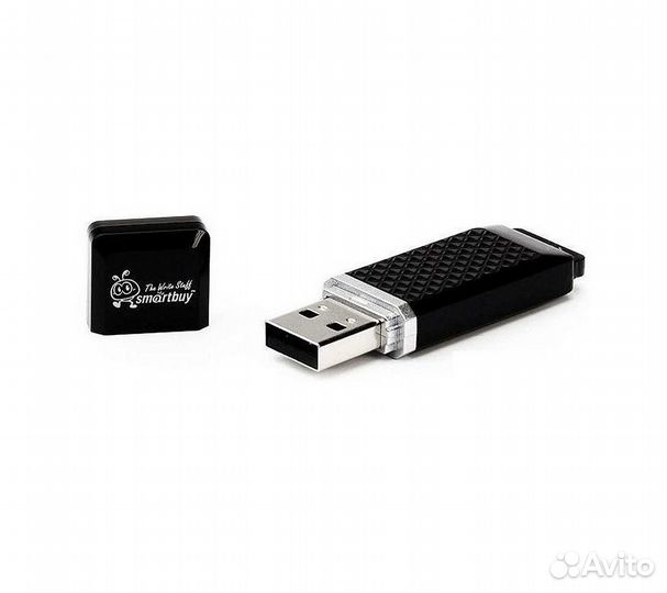 Флеш-накопитель Smartbuy Quartz USB 2.0 64GB, черный