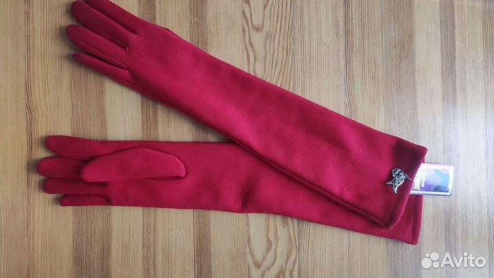 Перчатки женские длинные