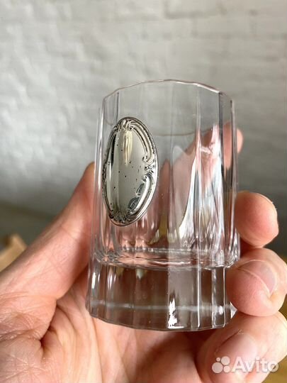 Графин с рюмками стопками хрусталь Италия