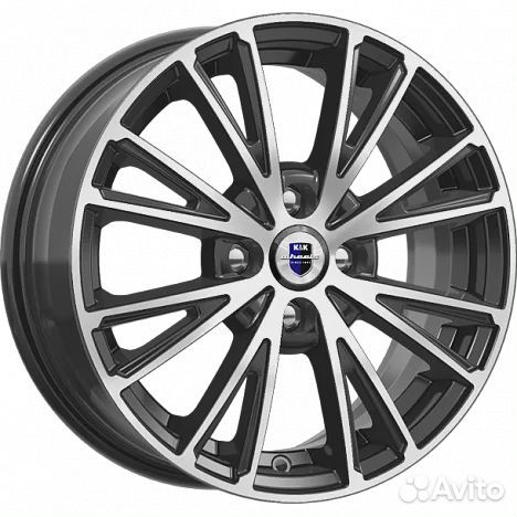 Диск R15 rapid 4x100 Ет46 54,1 Меандр алмаз черный