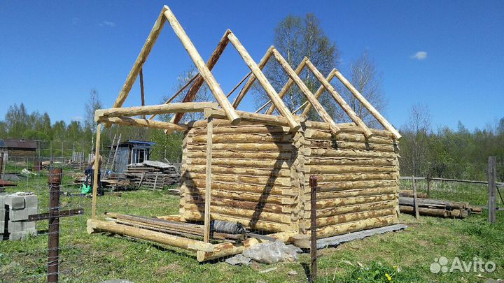 Срубы бань,домов