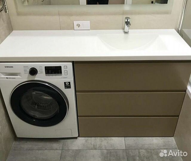 Столешница в ванную из камня