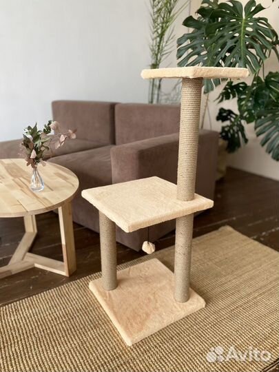 Игровой комплекс когтеточка для кошек джут