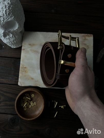 Ремень мужской натуральная кожа