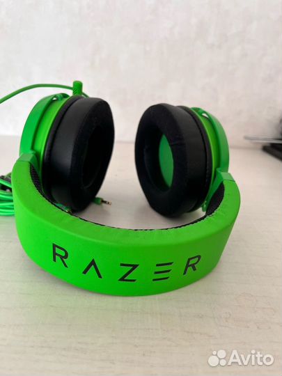 Наушники razer kraken green