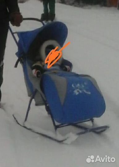 Коляска Санки