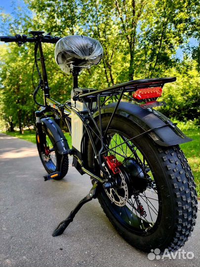 Электровелосипед фэтбайк складной