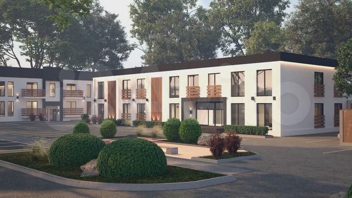 1-к. квартира, 50,4 м², 1/2 эт.