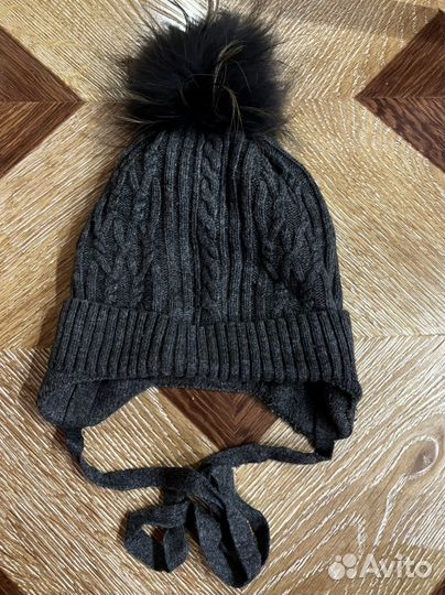 Шапка теплая + варежки