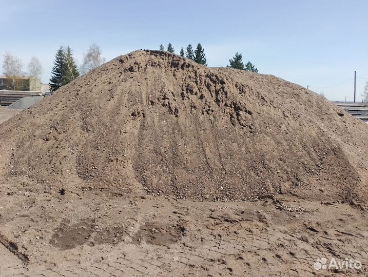 Щебень, песок, пгс, глина доставка