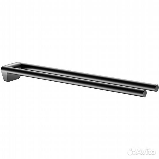 Полотенцедерж. Keuco Reva 12818 двойной черн. мат